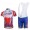 Katusha Rusland Fietsshirt Korte mouw Korte fietsbroeken Bib met zeem Kits wit rood 271