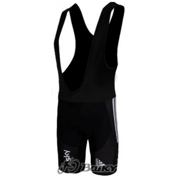 SKY Pro Team Korte fietsbroeken Bib met zeem zwart groen 4593