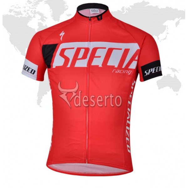 Specialized Racing Fietsshirt Korte mouw rood 1175