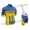 Ucrania Fietskleding Set wielershirt korte mouwen+koersbroek kort Bib 33nl10070