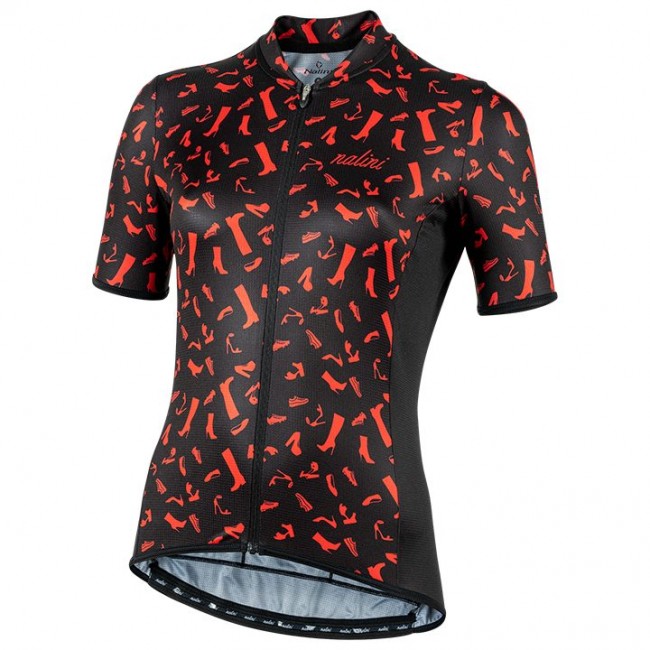 Dames NALINI Red Shoes Fietsshirt Korte Mouw Zwart Rood K7UQI K7UQI Dames NALINI Red Shoes Fietsshirt Korte Mouw Zwart Rood K7UQI K7UQI