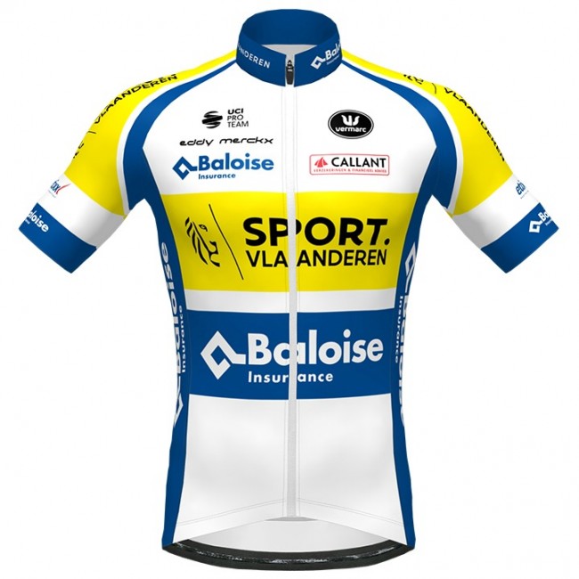 2020 Sport Vlaanderen-Baloise Vermarc Fietsshirt Korte Mouw O6X45 O6X45