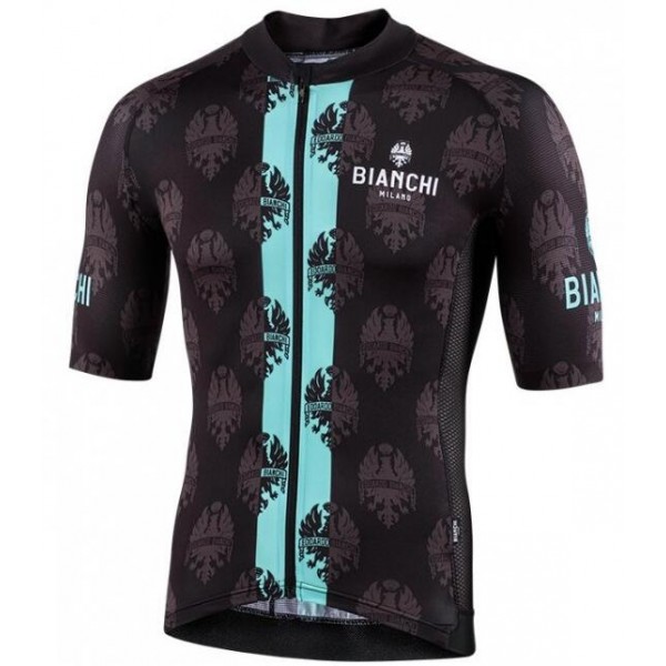 BIANCHI MILANO Roncaccio 2020 Fietsshirt Korte Mouw zwart-Grün 2020230