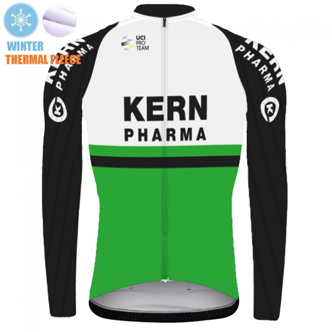 2021 Winter Fleece kern pharma Pro Team Fietsshirt Lange Mouw 991 2021 Winter Fleece kern pharma Pro Team Fietsshirt Lange Mouw 991