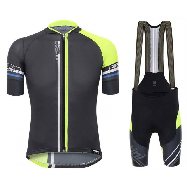 Santini Profteams 2017 Airform 20 zwart-geel FIetskleding Set Wielershirt Korte Mouw+Korte Fietsbroeken Bib 588WRUAY 2017082309 Santini Profteams 2017 Airform 20 zwart-geel FIetskleding Set Wielershirt Korte Mouw+Korte Fietsbroeken Bib 588WRUAY 2017082309