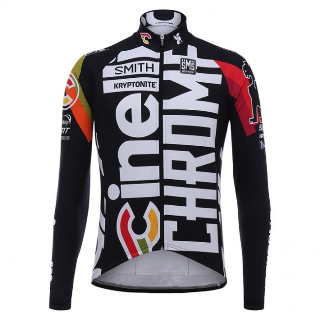 2017 Cinelli Chrome Training zwart Fietsshirt lange mouw 2453 2017 Cinelli Chrome Training zwart Fietsshirt lange mouw 2453