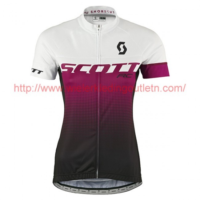 2017 Scott Femmes wit violett Fietsshirt Korte Mouw Goedkoop 201717574 2017 Scott Femmes wit violett Fietsshirt Korte Mouw Goedkoop 201717574