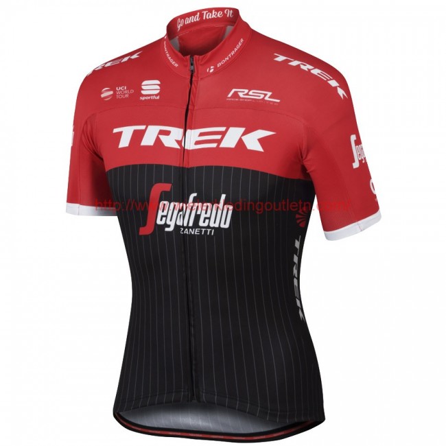 Trek Segafredo Pro 2017 rood Fietsshirt Korte Mouw 201717685 Trek Segafredo Pro 2017 rood Fietsshirt Korte Mouw 201717685