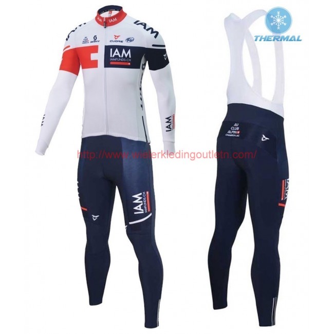 2016 Team IAM wit Winter Set Wielerkleding Wielershirt lange mouw+Lange fietsbroeken Bib 213595 2016 Team IAM wit Winter Set Wielerkleding Wielershirt lange mouw+Lange fietsbroeken Bib 213595