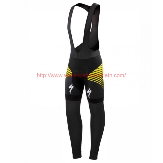 2016 Specialized Team LS zwart-geel Lange fietsbroeken Bib 213714 2016 Specialized Team LS zwart-geel Lange fietsbroeken Bib 213714