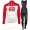 Lotto Soudal 2018 Wielerkleding Set Wielershirt lange mouw+Lange Fietsbroeken Bib 1111w