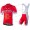 2018 COFIDIS Wielerkleding Set Wielershirt korte mouwen+Fiets Koersbroek D132