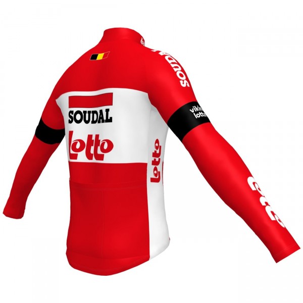 LOTTO SOUDAL 2022 wielershirt met lange mouwen professioneel wielerteam