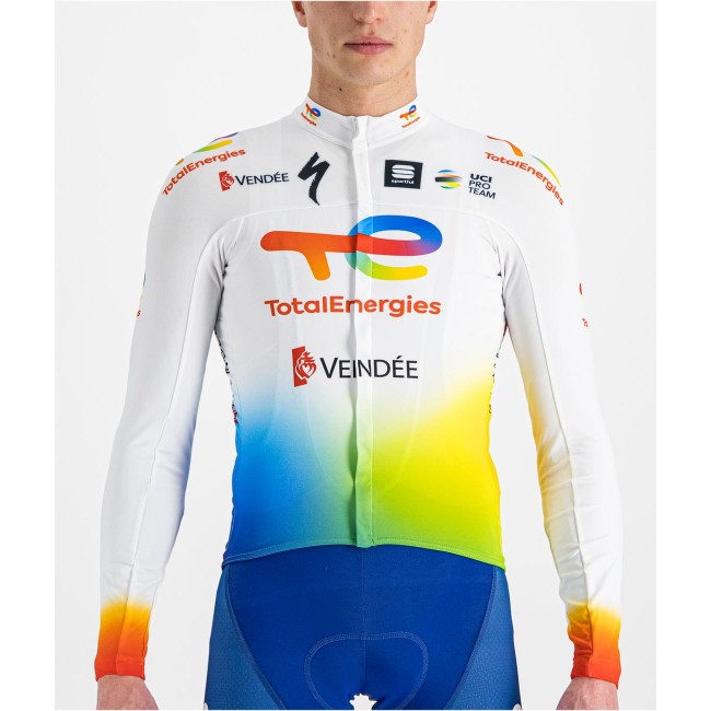 Team TotalEnergies 2022 wielershirt lange mouw professioneel wielerteam Team TotalEnergies 2022 wielershirt lange mouw professioneel wielerteam