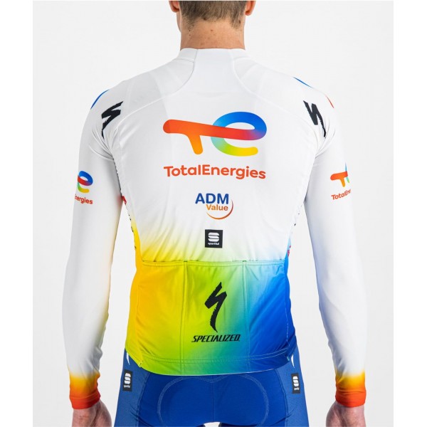 Team TotalEnergies 2022 wielershirt lange mouw professioneel wielerteam Team TotalEnergies 2022 wielershirt lange mouw professioneel wielerteam