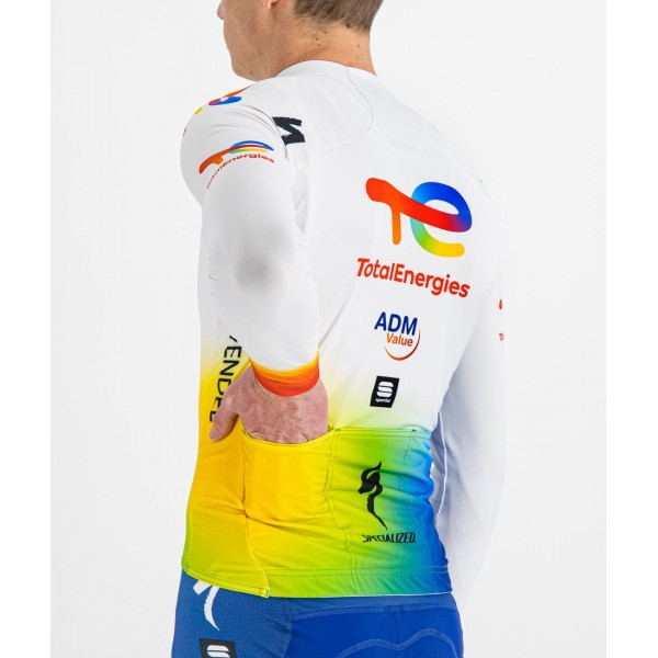 Team TotalEnergies 2022 wielershirt lange mouw professioneel wielerteam Team TotalEnergies 2022 wielershirt lange mouw professioneel wielerteam